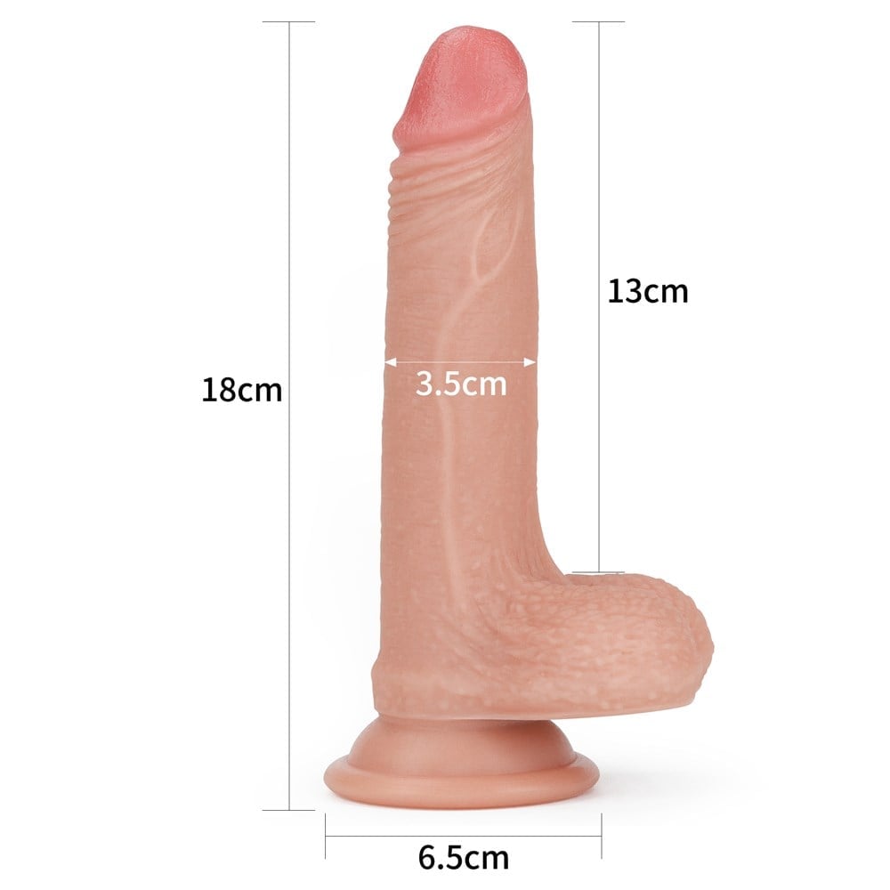 18 cm Nature Yeni Nesil Teknolojik Penis Realistik Anal Dildo