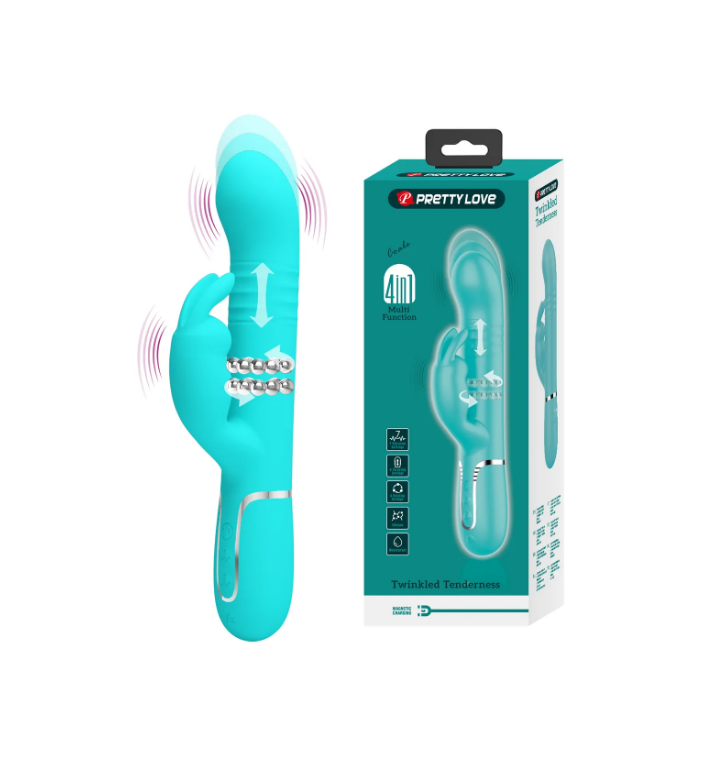 Multifonsiyonlu Oynarbaşlı 7 titreşimli Rabbit Vibratör Mor