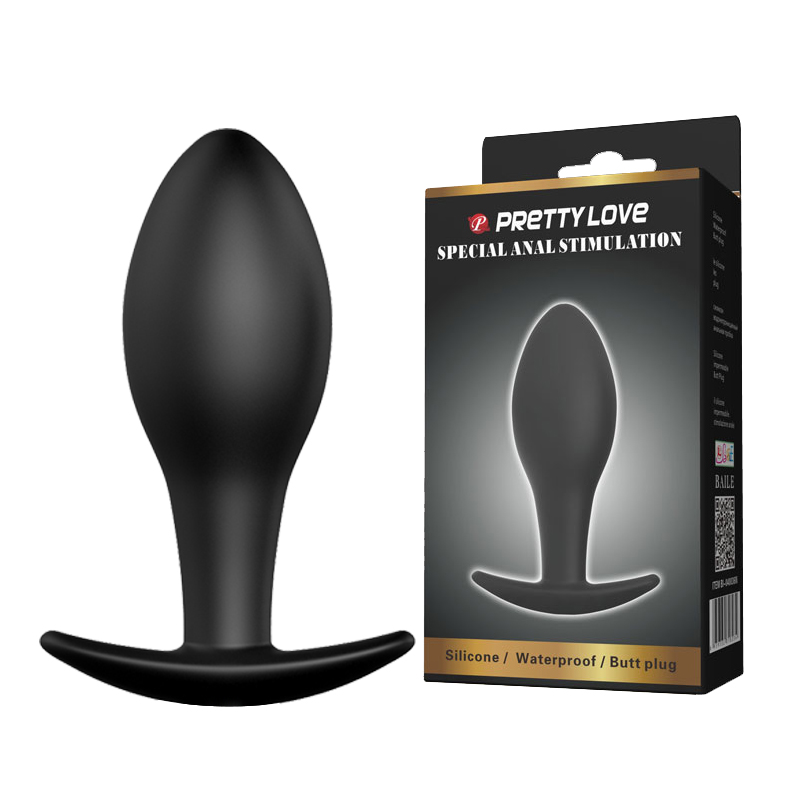 Pretty 9 CM Zenci Anal Plug Anal Tıkaç Tıpa Stimülatör Anal Penis