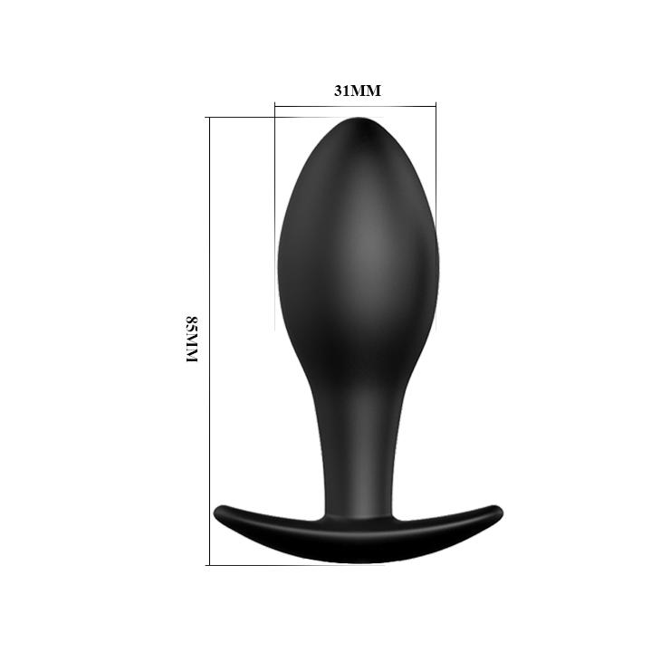 Pretty 9 CM Zenci Anal Plug Anal Tıkaç Tıpa Stimülatör Anal Penis