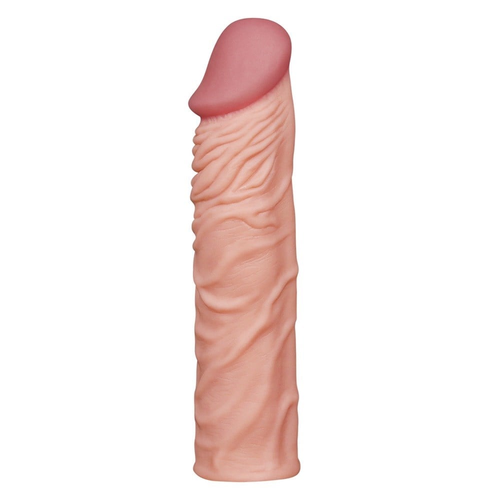 5 cm Dolgulu Ten Rengi Silikon Nature Penis Kılıfı
